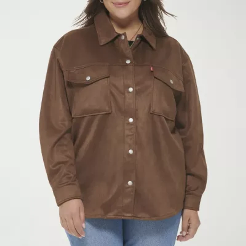 Levi's Midweight Womens Plus Shirt Jacket