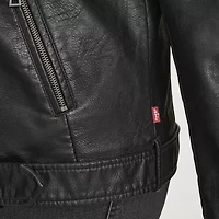 Levi's® Womens Faux Leather Midweight Motorcycle Jacket