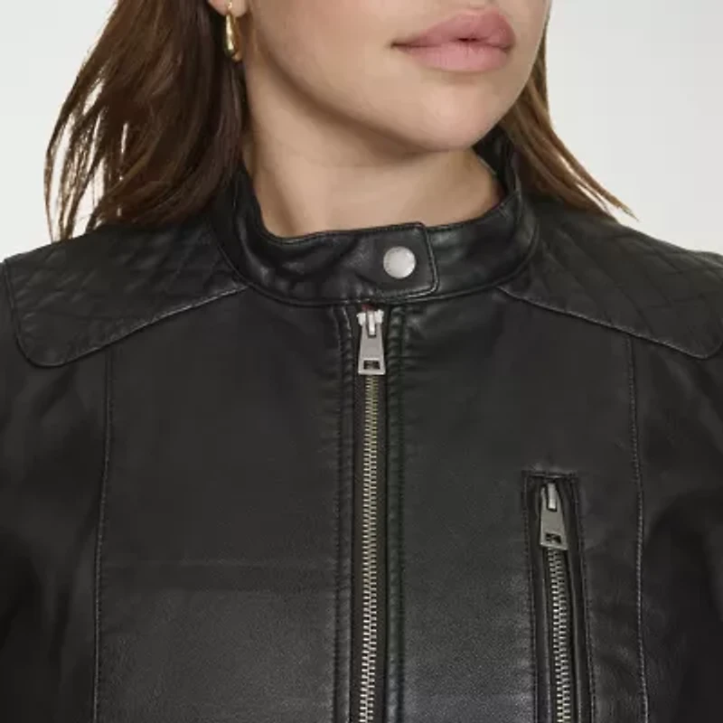 Levi's Womens Faux Leather Midweight Jacket