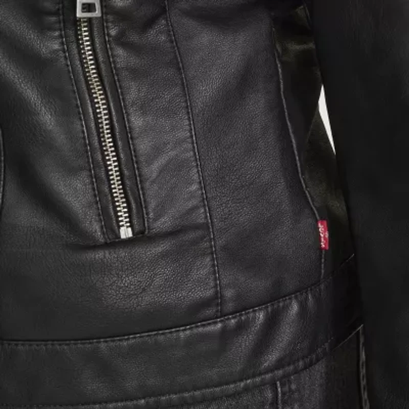 Levi's® Womens Plus Faux Leather Midweight Jacket