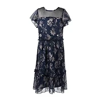Speechless Big Kid Girls Short Sleeve A-Line Dress