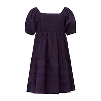 Speechless Big Kid Girls Short Sleeve A-Line Dress
