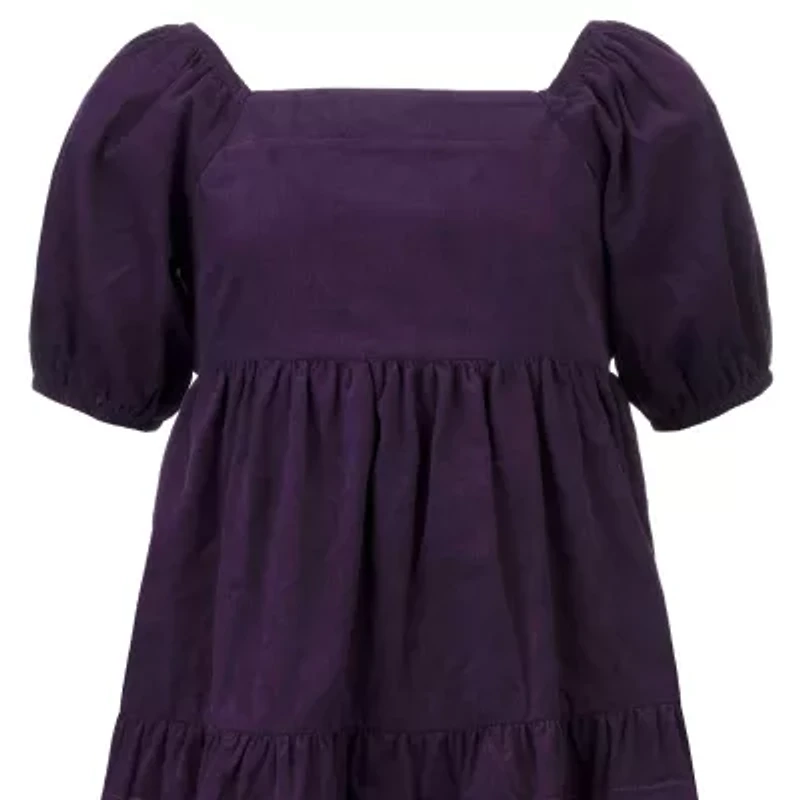 Speechless Big Kid Girls Short Sleeve A-Line Dress