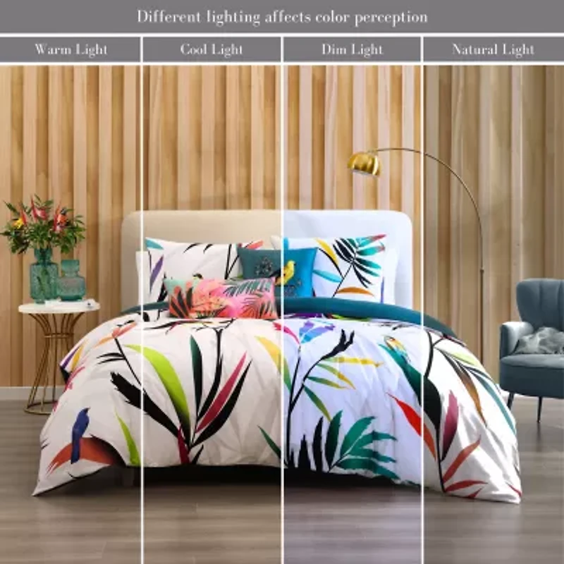 Bebejan Tropicl Fusion 5-pc. Midweight Reversible Comforter Set