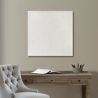 Madison Park Signature Sunburst 100% Hand Painted Décor Canvas Art
