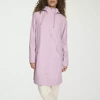 Levi's® Womens Hooded Water Resistant Midweight Raincoat