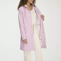 Levi's® Womens Hooded Water Resistant Midweight Raincoat