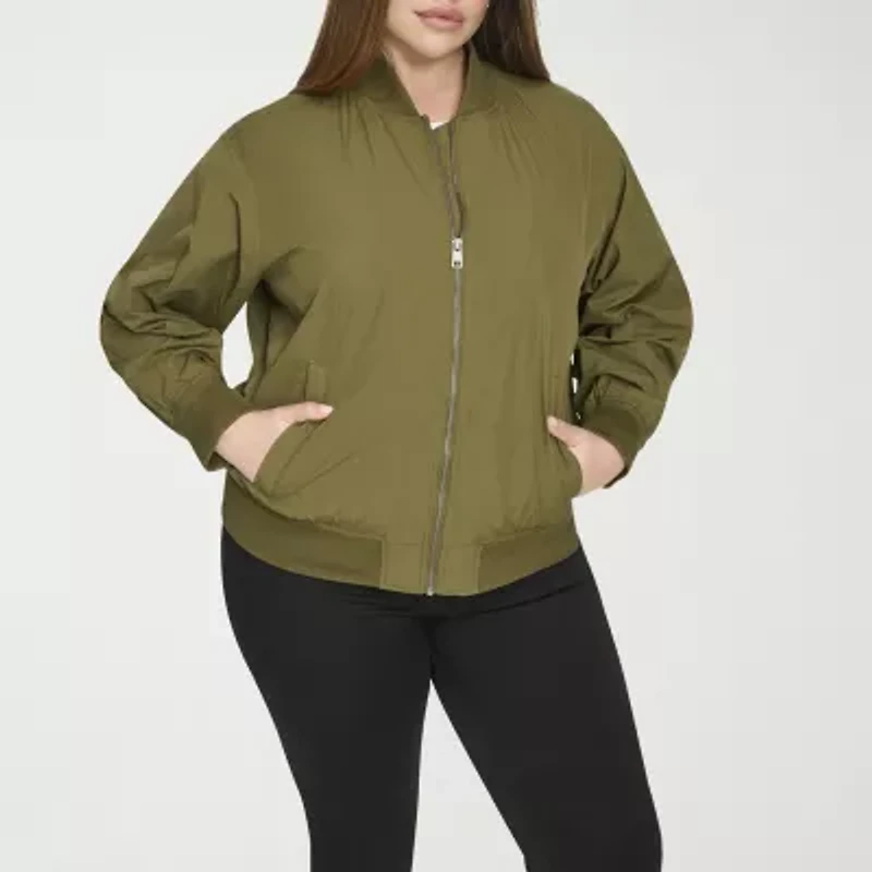 Levi's Womens Wind Resistant Water Midweight Plus Bomber Jacket