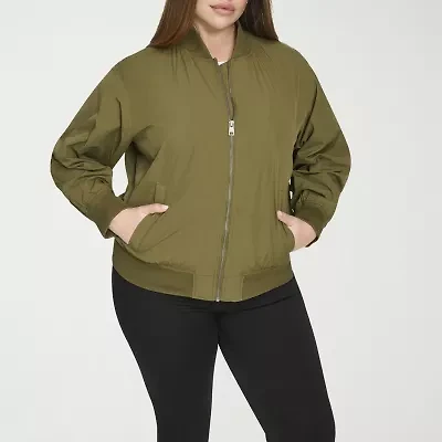 Levi's Wind Resistant Water Midweight Womens Plus Bomber Jacket
