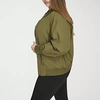 Levi's Womens Wind Resistant Water Midweight Plus Bomber Jacket