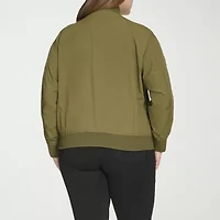Levi's Womens Wind Resistant Water Midweight Plus Bomber Jacket
