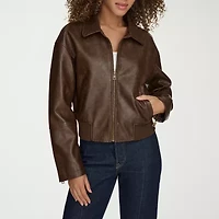Levi's® Womens Faux Leather Midweight Bomber Jacket