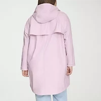 Levi's® Womens Plus Hooded Water Resistant Midweight Raincoat