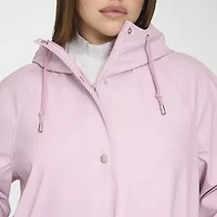 Levi's® Womens Plus Hooded Water Resistant Midweight Raincoat
