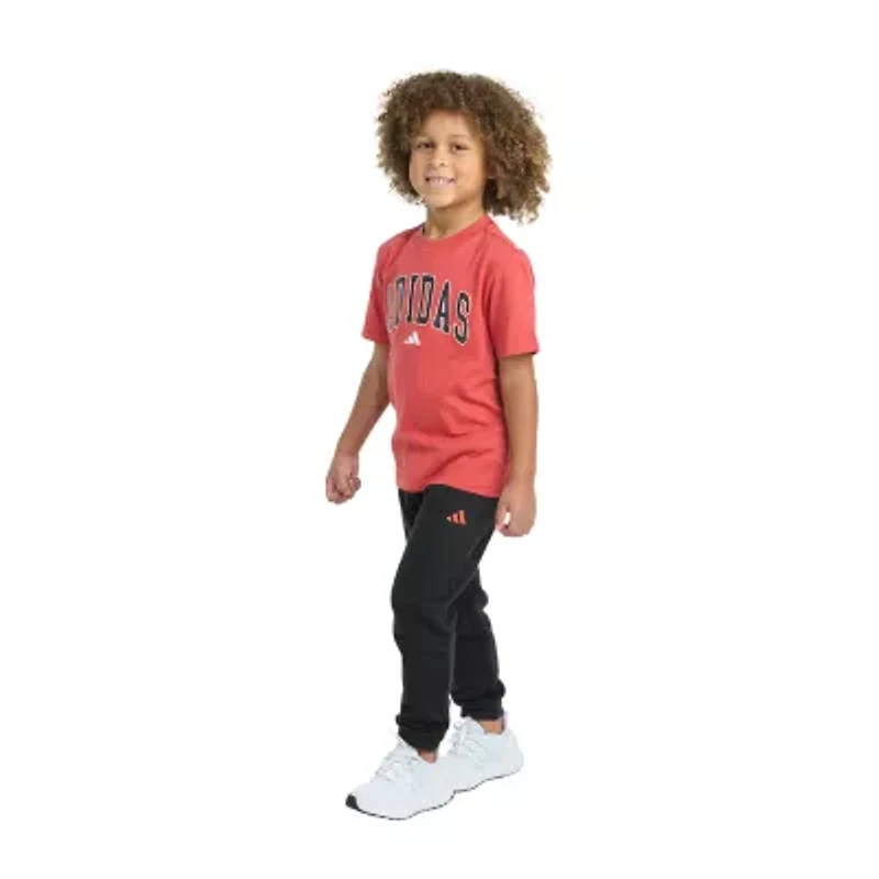 adidas Little Boys Pant Set