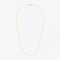 Womens 14K Gold 18 Inch Rolo Chain Necklace