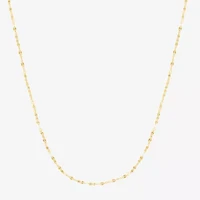 Womens 14K Gold 18 Inch Rolo Chain Necklace