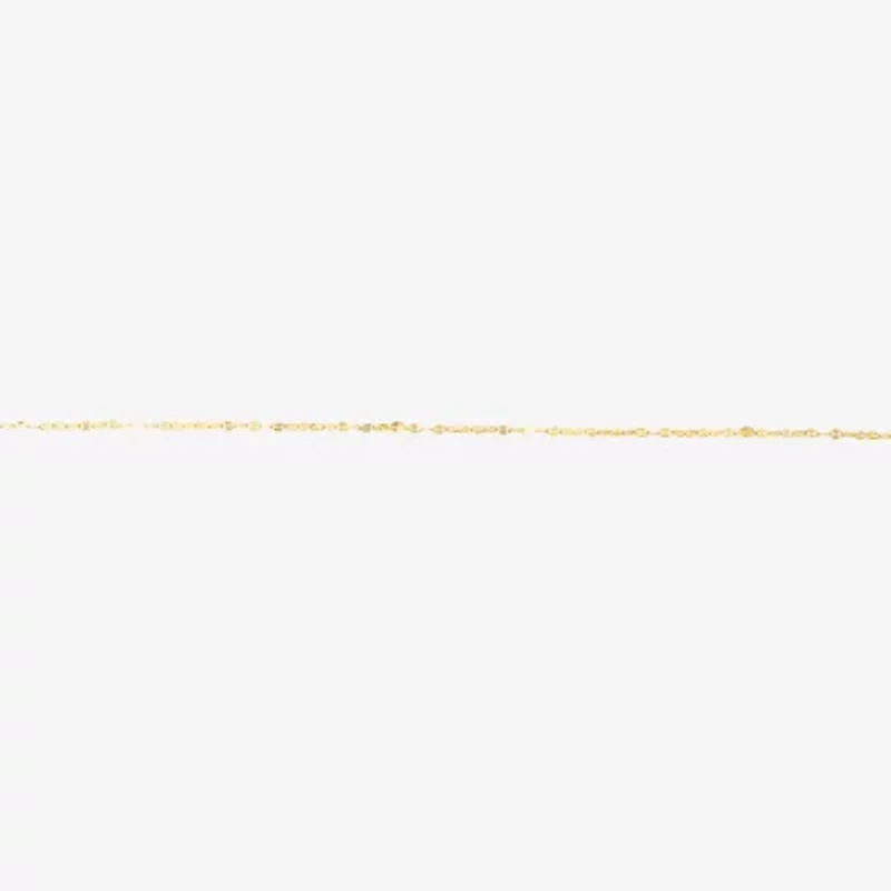 Womens 14K Gold 18 Inch Rolo Chain Necklace