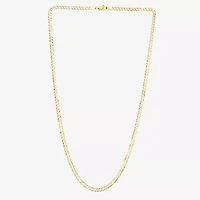 Mens 14K Gold 20 Inch Curb Chain Necklace