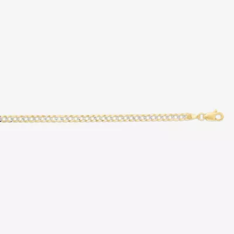 Mens 14K Gold 20 Inch Curb Chain Necklace