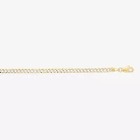 Mens 14K Gold 20 Inch Curb Chain Necklace