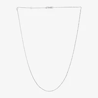 Womens 14K Gold 18 Inch Cable Chain Necklace
