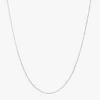 Womens 14K Gold 18 Inch Cable Chain Necklace