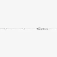 Womens 14K Gold 18 Inch Cable Chain Necklace