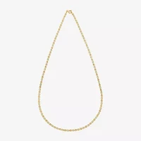 Womens 14K Gold 18 Inch Valentino Chain Necklace