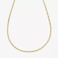 Womens 14K Gold 18 Inch Valentino Chain Necklace