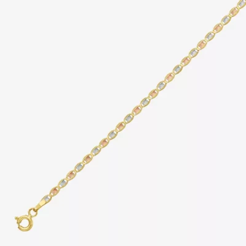 Womens 14K Gold 18 Inch Valentino Chain Necklace