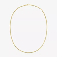Unisex Adult 14K Gold Inch Snake Chain Necklace