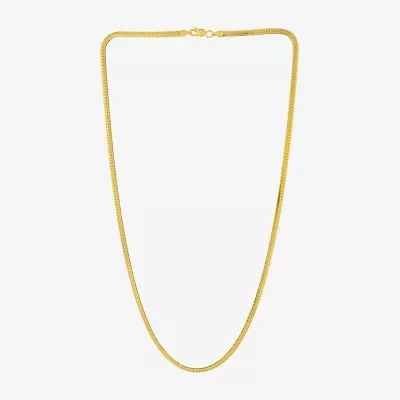 Unisex Adult 14K Gold 20 Inch Snake Chain Necklace