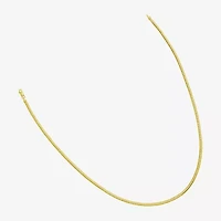 Unisex Adult 14K Gold 20 Inch Snake Chain Necklace