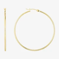 Womens 14K Gold 45mm Hoop Earrings
