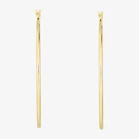 Womens 14K Gold 45mm Hoop Earrings