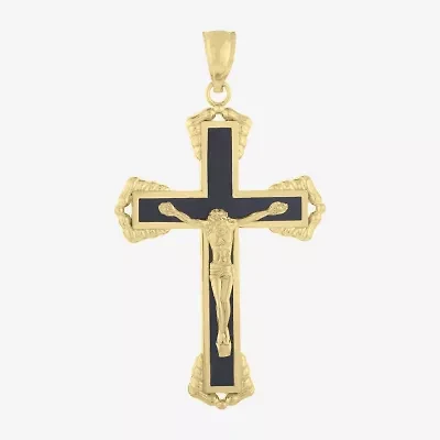 Religious Jewelry Cross Unisex Adult 14K Gold Cross Pendant