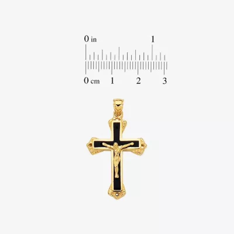 Religious Jewelry Cross Unisex Adult 14K Gold Cross Pendant