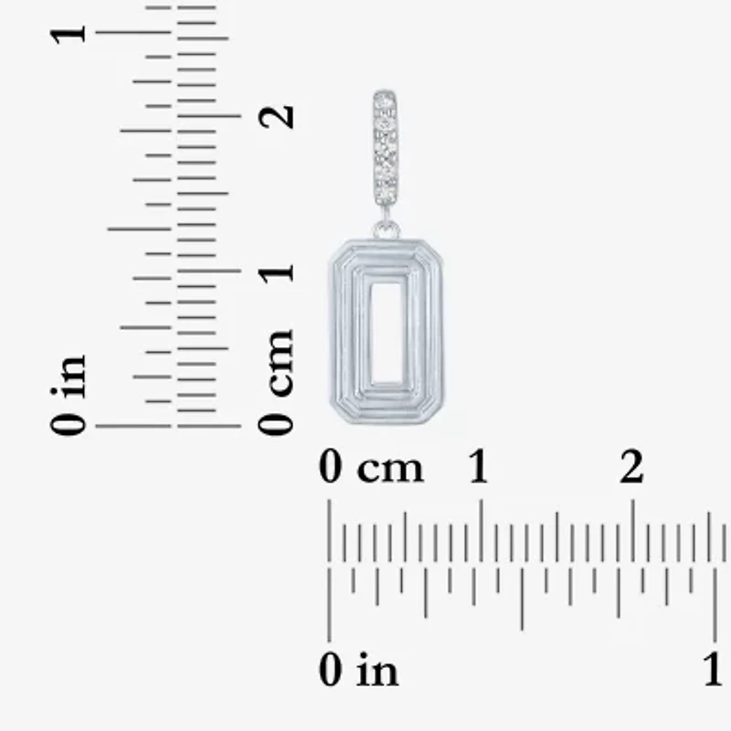 Charmed by Diamond Addiction Number "0" (G-H / Si2-I1) Womens Accent Lab Grown White Sterling Silver Pendant