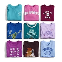 Thereabouts Little & Big Kid Girls Crew Neck Short Sleeve Regular Fit Graphic T-Shirt