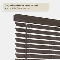 Achim Gii Madera Falsa 2" Cordless Faux Wood Blind