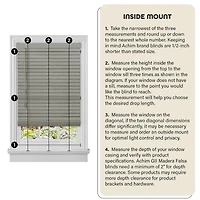 Achim Gii Madera Falsa 2" Cordless Faux Wood Blind