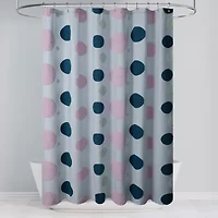 Awesome Home™ Tufted Circle Shower Curtain