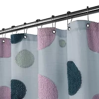 Awesome Home™ Tufted Circle Shower Curtain