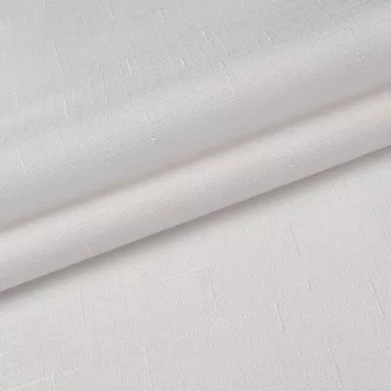 Awesome Home™ No Hook Slub Linen Texture Peva Snap-In Liner Shower Curtain