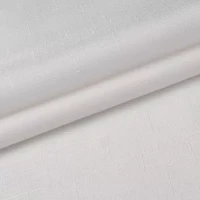 Awesome Home™ No Hook Slub Linen Texture Peva Snap-In Liner Shower Curtain