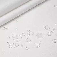 Awesome Home™ No Hook Slub Linen Texture Peva Snap-In Liner Shower Curtain