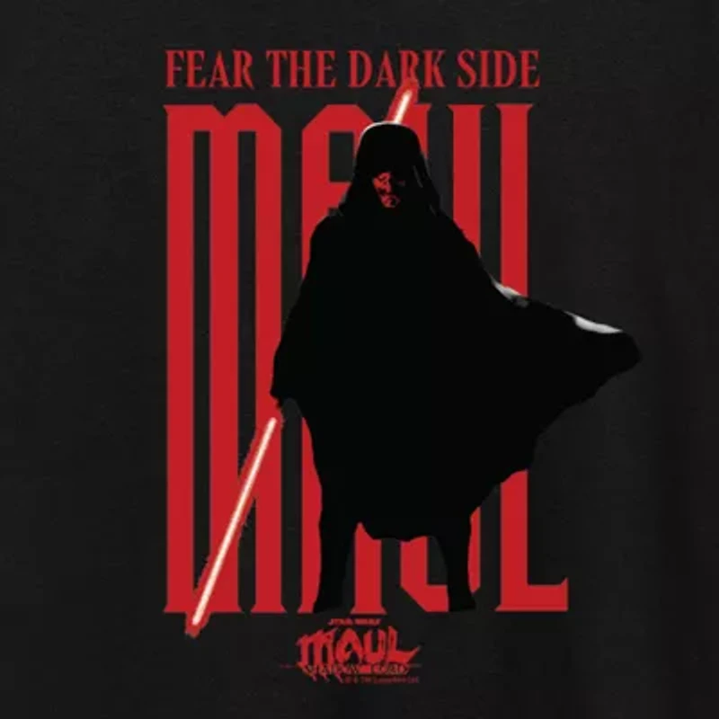 Womens Crew Neck Short Sleeve Regular Fit Star Wars Graphic T-Shirt