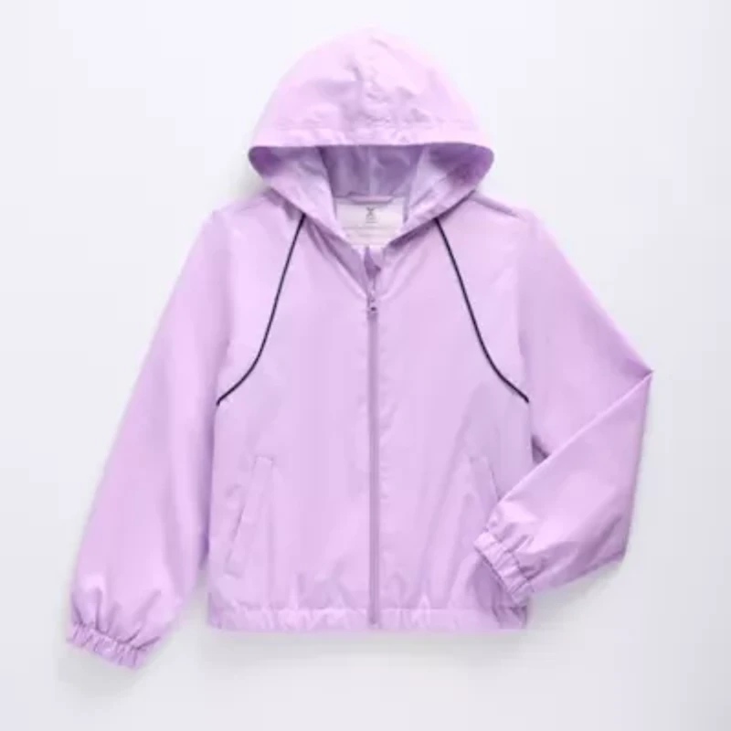 Xersion Little & Big Kid Girls Lightweight Windbreaker