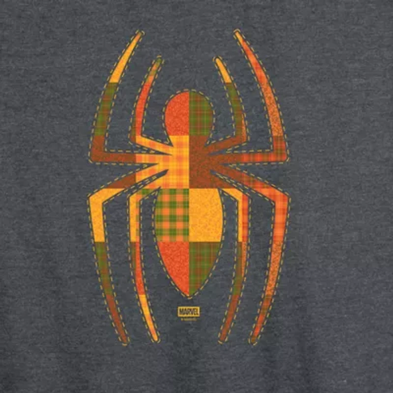 Womens Crew Neck Sleeveless Spiderman Tank Top